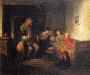 Charles De Groux The drunkard oil painting